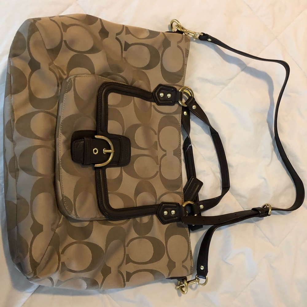 Coach Fabric Purse - Signature C